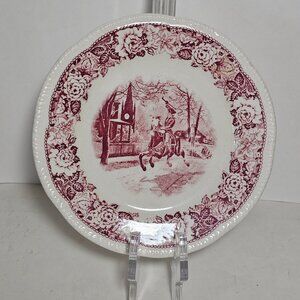 Homer Laughlin Vtg 1950's Historical America Paul Revere Collectable Plate